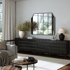 image:imageNathan James Scott Transitional Fluted Accent Cabinet or Storage Cabinet for Living Room or Entryway with Solid Wood Panel Black Oak Set of 3Wolfie Black