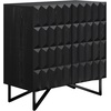 image:imageNathan James Scott Transitional Fluted Accent Cabinet or Storage Cabinet for Living Room or Entryway with Solid Wood Panel Black Oak Set of 3Wolfie Black