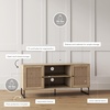 image:imageNathan James Sonia Coffee Table with Storage Shelf Light WoodRattan amp Sonia Round Modern Side Accent or End Living Bedroom and Nursery Room 1 Table Light Brown WoodBlack