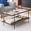 image:imageNathan James Sonia Coffee Table with Storage Shelf Light WoodRattan amp Sonia Round Modern Side Accent or End Living Bedroom and Nursery Room 1 Table Light Brown WoodBlack