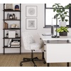 image:imageNathan James Storage Buffet Sideboard Free Standing Accent Cabinet for Hallway Entryway or Living Room 1 WalnutBlack amp Theo 5Shelf Wood Modern Bookcase Open Wall Mount Ladder BookshelfCabinet Bookshelf