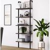 image:imageNathan James Storage Buffet Sideboard Free Standing Accent Cabinet for Hallway Entryway or Living Room 1 WalnutBlack amp Theo 5Shelf Wood Modern Bookcase Open Wall Mount Ladder BookshelfCabinet Bookshelf