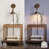 image:imageNathan James Tamlin Vintage Brass Wall Light Fixture Wall Mounted 1Light Lamp Plugin Sconce with OnOff Switch for Living Room Reading Nook or Bedroom BrassVintage Brass