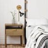 image:imageNathan James Tamlin Vintage Brass Wall Light Fixture Wall Mounted 1Light Lamp Plugin Sconce with OnOff Switch for Living Room Reading Nook or Bedroom BrassVintage BrassMatte Black