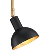 image:imageNathan James Tamlin Vintage Brass Wall Light Fixture Wall Mounted 1Light Lamp Plugin Sconce with OnOff Switch for Living Room Reading Nook or Bedroom BrassVintage BrassMatte Black