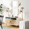 image:imageNathan James Tamlin Vintage Brass Wall Light Fixture Wall Mounted 1Light Lamp Plugin Sconce with OnOff Switch for Living Room Reading Nook or Bedroom BrassVintage Brass