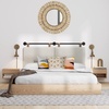 image:imageNathan James Tamlin Vintage Brass Wall Light Fixture Wall Mounted 1Light Lamp Plugin Sconce with OnOff Switch for Living Room Reading Nook or Bedroom BrassVintage Brass