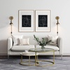 image:imageNathan James Tamlin Vintage Brass Wall Light Fixture Wall Mounted 1Light Lamp Plugin Sconce with OnOff Switch for Living Room Reading Nook or Bedroom BrassVintage Brass
