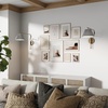 image:imageNathan James Tamlin Vintage Brass Wall Light Fixture Wall Mounted 1Light Lamp Plugin Sconce with OnOff Switch for Living Room Reading Nook or Bedroom BrassWhite LinenVintage Brass