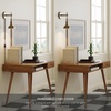 image:imageNathan James Tamlin Vintage Brass Wall Light Fixture Wall Mounted 1Light Lamp Plugin Sconce with OnOff Switch for Living Room Reading Nook or Bedroom BrassVintage Brass