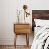 image:imageNathan James Tamlin Vintage Brass Wall Light Fixture Wall Mounted 1Light Lamp Plugin Sconce with OnOff Switch for Living Room Reading Nook or Bedroom BrassVintage Brass