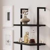 image:imageNathan James Theo Modern Bookcase with Rattan Cabinet in Matte Black and Light Oak Finish with Matte Black Metal Frame for Living Room Home Office StorageTheo BlackLight Oak