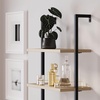 image:imageNathan James Theo Modern Bookcase with Rattan Cabinet in Matte Black and Light Oak Finish with Matte Black Metal Frame for Living Room Home Office StorageTheo Light OakBlack