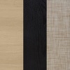 image:imageNathan James Theo Modern Bookcase with Rattan Cabinet in Matte Black and Light Oak Finish with Matte Black Metal Frame for Living Room Home Office StorageTheo BlackLight Oak