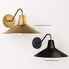 image:imageNathan James Zemi MidCentury Modern Indoor or Outdoor Decorative Wall Light Black Wall Sconce for Bedroom or Wall Mount Porch Light Matte BlackZemi Black
