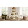 image:imageSonia Bohemian 2Tier Oval Coffee Table Living Room Cane Table with Storage Shelf and MidCentury Legs in Honey Brown Wood with Rattan AccentLight BrownGlass