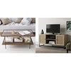 image:imageNathan James Sonia Coffee Table with Storage Shelf Light WoodRattan amp Sonia Round Modern Side Accent or End Living Bedroom and Nursery Room 1 Table Light Brown WoodBlack