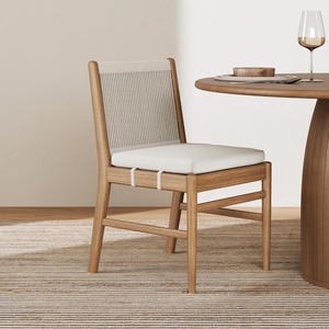 image:imageNathan James Elodia Upholstered Dining Chair with Seagrass Back Solid Wood Modern Dining Room Chair with Natural Flax Upholstery Light BrownLight BrownGray