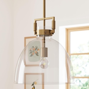 image:imageNathan James Percy Modern 2Light Pendant Island Light Fixture Brass Hanging Lights with Gold Metal Shade and Adjustable Cord for Kitchen Living Room Vintage BrassVintage BrassClear