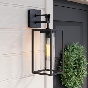 image:imageNathan James Zemi MidCentury Modern Indoor or Outdoor Decorative Wall Light Black Wall Sconce for Bedroom or Wall Mount Porch Light Matte BlackSedona Black