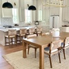 image:imageNathan James Beacon Bohemian Boucle Bar Stool Upholstered Bar Stool or Island Chairs for Kitchen Seagrass Counter Height Stool with Back and Solid Wood Legs Cream BoucleGrayLight BrownBeige