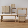 image:imageNathan James Beacon Bohemian Boucle Bar Stool Upholstered Bar Stool or Island Chairs for Kitchen Seagrass Counter Height Stool with Back and Solid Wood Legs Cream BoucleGrayLight BrownBeige