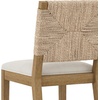 image:imageNathan James Beacon Bohemian Boucle Bar Stool Upholstered Bar Stool or Island Chairs for Kitchen Seagrass Counter Height Stool with Back and Solid Wood Legs Cream BoucleGrayLight BrownBeige