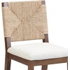 image:imageNathan James Beacon Bohemian Boucle Bar Stool Upholstered Bar Stool or Island Chairs for Kitchen Seagrass Counter Height Stool with Back and Solid Wood Legs Cream BoucleGrayMedium BrownWhite