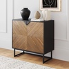 image:imageNathan James Enloe Storage Buffet Sideboard Free Standing Accent Cabinet for Hallway Entryway amp Theo 5Shelf Oak Wood Modern Bookcase Open Wall Mount Ladder Bookshelf