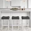 image:imageNathan James Harvey Rattan Bar Stool Bohemian Counter Height Stool with Woven Seagrass Seat Solid Wood Legs and Metal Footrest SeagrassBrushed GrayDark GrayWhite