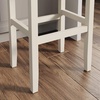 image:imageNathan James Harvey Rattan Bar Stool Bohemian Counter Height Stool with Woven Seagrass Seat Solid Wood Legs and Metal Footrest SeagrassBrushed GrayNatural FlaxWhite