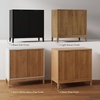 image:imageNathan James Jasper Wood Modern Sideboard Accent Storage Cabinet with Fluted Doors for Kitchen or Living Room Warm PineWarm Whitewarm Pine