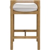 image:imageNathan James Jules 24 Upholstered Counter Stool with Low Profile Wood Back Light Brown
