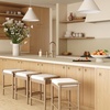 image:imageNathan James Kirsten Scandinavian Backless Wooden Bar Stool Boucle Bar Stool with Tapered Solid Wood Legs BoucleLight Brown Set of 4BoucleLight Brown