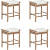 image:imageNathan James Kirsten Scandinavian Backless Wooden Bar Stool Boucle Bar Stool with Tapered Solid Wood Legs BoucleLight Brown Set of 4BoucleLight Brown