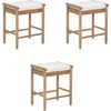 image:imageNathan James Kirsten Scandinavian Backless Wooden Bar Stool Boucle Bar Stool with Tapered Solid Wood Legs BoucleLight Brown Set of 4BoucleLight Brown