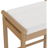 image:imageNathan James Kirsten Scandinavian Backless Wooden Bar Stool Boucle Bar Stool with Tapered Solid Wood Legs BoucleLight Brown Set of 4BoucleLight Brown