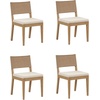 image:imageNathan James Linus Modern Upholstered Dining Chair with Solid Rubberwood Legs in a WireBrushed Light Brown Finish Natural FlaxBrownBrushed Light Brown