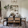 image:imageNathan James Linus Modern Upholstered Dining Chair with Solid Rubberwood Legs in a WireBrushed Light Brown Finish Natural FlaxBrownBrushed Light Brownflax