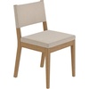 image:imageNathan James Linus Modern Upholstered Dining Chair with Solid Rubberwood Legs in a WireBrushed Light Brown Finish Natural FlaxBrownBrushed Light Brownflax