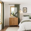 image:imageNathan James Jasper MidCentury Modern Storage Cabinet and Matching End Table Warm Pine and Natural Brown