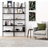 image:imageNathan James Theo 5Shelf Black Modern Bookcase Open Wall Mount Ladder Bookshelf with Industrial Metal FrameTheo Black