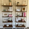 image:imageNathan James Theo 5Shelf Black Modern Bookcase Open Wall Mount Ladder Bookshelf with Industrial Metal FrameTheo OakWhite