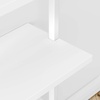 image:imageNathan James Theo 5Shelf Black Modern Bookcase Open Wall Mount Ladder Bookshelf with Industrial Metal FrameWhite