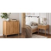 image:imageNathan James Jasper MidCentury Modern Storage Cabinet and Matching End Table Warm Pine and Natural Brown