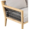image:imageNathan James Twila Boho Outdoor Loveseat for Porch or Patio with Rattan Arms Outdoor Sofa with Solid Wood Frame Linen WhiteFreya Gray