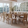 image:imageNathan James Andy Mid Century Modern Dining Set Extendable 8Seater Dining Table Set with 4 Upholstered Dining Chairs Brushed BlackBohemian