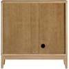 image:imageNathan James Jasper Wood Modern Sideboard Accent Storage Cabinet TV Stand with Fluted Doors for Kitchen or Living Room Warm Pine Set of 3Light Brown