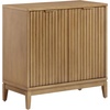 image:imageNathan James Jasper Wood Modern Sideboard Accent Storage Cabinet TV Stand with Fluted Doors for Kitchen or Living Room Warm Pine Set of 3Light Brown