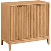 image:imageNathan James Jasper Wood Modern Sideboard Accent Storage Cabinet TV Stand with Fluted Doors for Kitchen or Living Room Warm Pine Set of 3Warm Pine